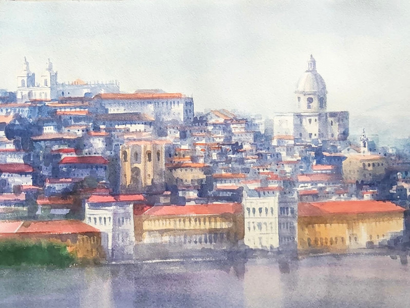 António Neves - Vista de Lisboa