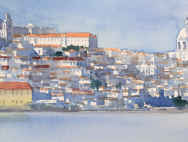 António Neves - Vista de Lisboa