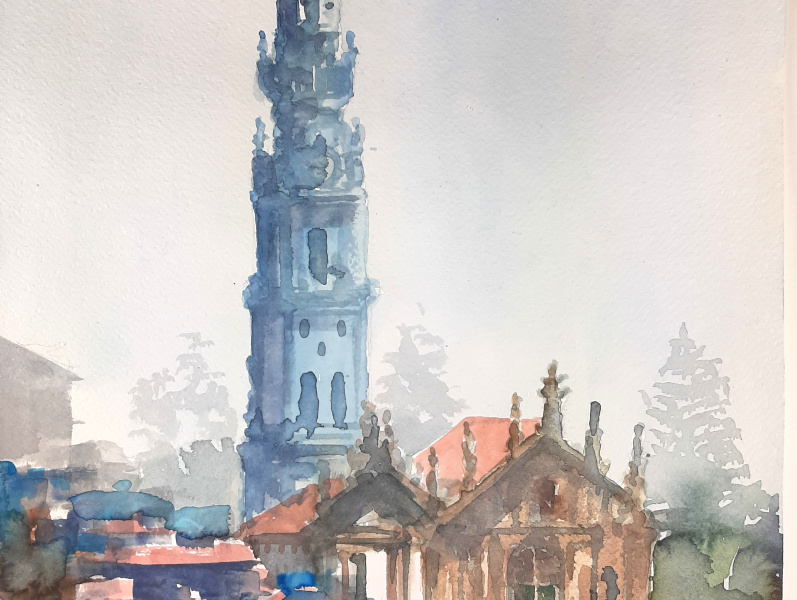 António Neves - Vista do Porto | Clérigos