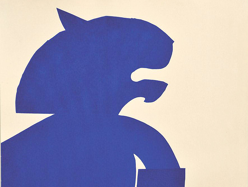 Júlio Pomar - Tigre Azul