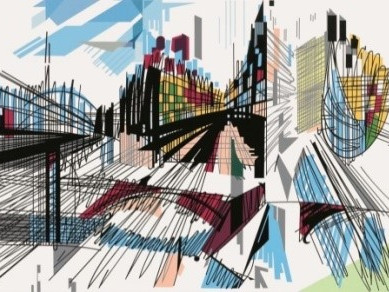 Nadir Afonso - Gare D´Austerlitz